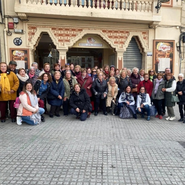 Grup de Gent Gran a l'excursió del Tirisiti