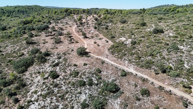 Vista aèria del tallafocs
