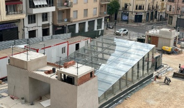 Estat actual de les obres de La Rosaleda