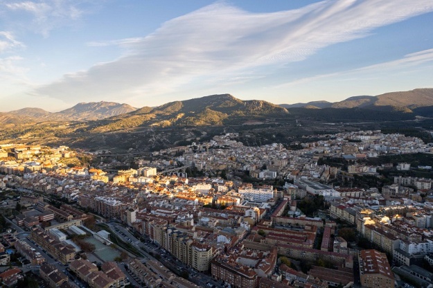 Imagen aerea de Alcoy