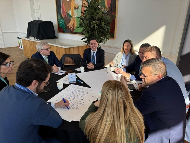 L'alcalde en la reunió a Brussel·les