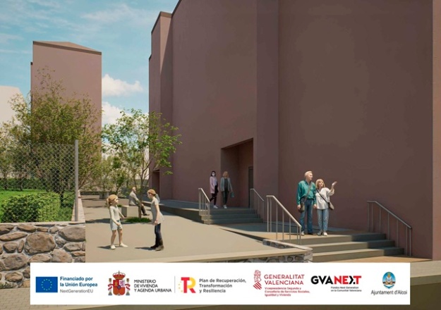 Infografía de como quedará el barrio tras la actuación