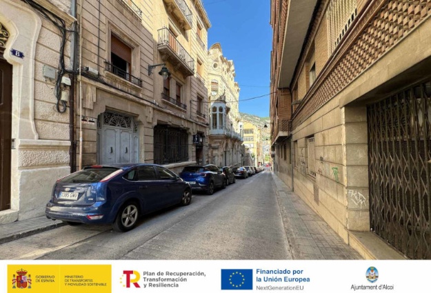 Carrer Joan Cantó, on s'efectuaran les obres