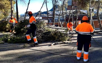 Joves d'AVALEM treballant pel manteniment d'Alcoi