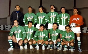 Foto de grup del primer equipo de la Lliga de Futbol sala