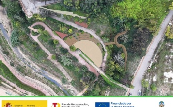 Recreació virtual de l'amfiteatre que es construirà en el Passeig de Juana Moreno
