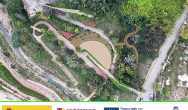 Recreación virtual del anfiteatro que se construirá en el Passeig de Juana Moreno