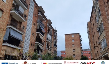 Una imatge actual dels habitatges del barri de Sagrat Cor