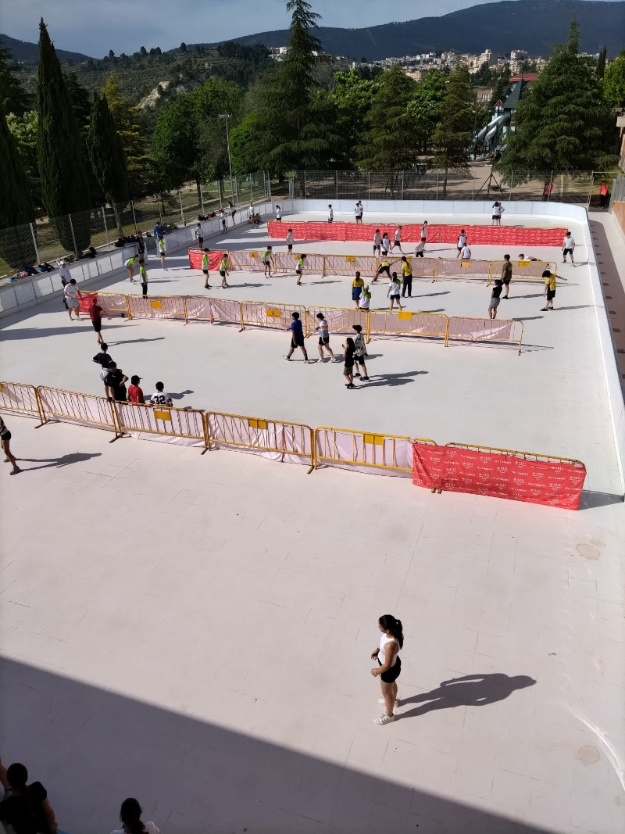 Vista aèria del parc de la Zona Nord durant l'Olimpíada EPI 2025
