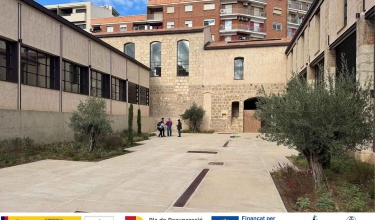 Imatge virtual d'un pati del complex de Rodes