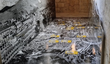 Interior del Refugi de Cervantes