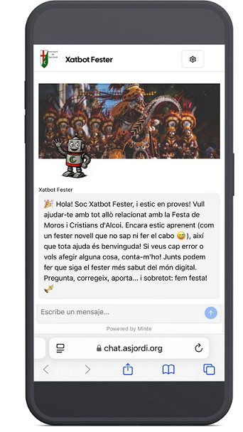 Recreación del xatbot fester