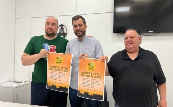 Carles Sansalvador en la presentació del Festbarri 2025