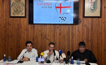 Toni Francés, Francisco García i Jesús Fuentes en roda de premsa