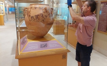 El Vas dels Guerrers exposat de nou en el Museu Arqueològic Municipal Camilo Visedo