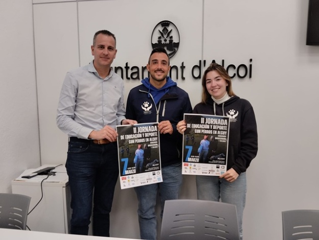 Alberto Belda amb Andreu i Nerea de NADOG