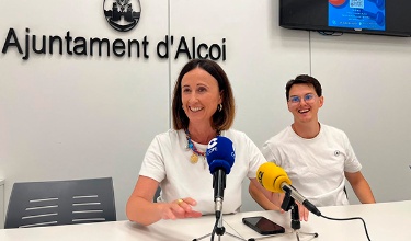Aroa Mira y Jorge Gisbert en rueda de prensa