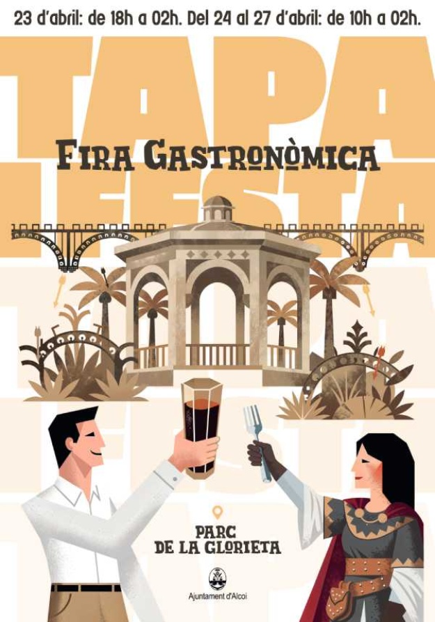 Cartell de la fira gastronòmica Tapa i Festa 2026
