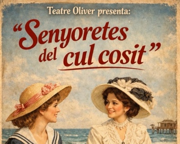 Cartell obra de teatre 'Senyoretes del cul cosit'