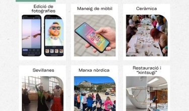 Cartel de los talleres de la Gent Gran 2026