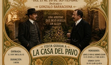 Cartell visites guiades a la Casa del Pavo