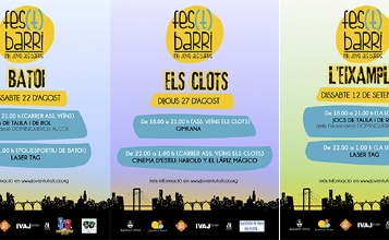 Cartells Fest Barri de Batoi, Els Clots i Eixample