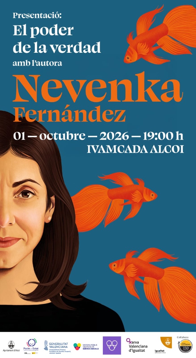 Cartell de la presentació del llibre de Nevenka Fernández
