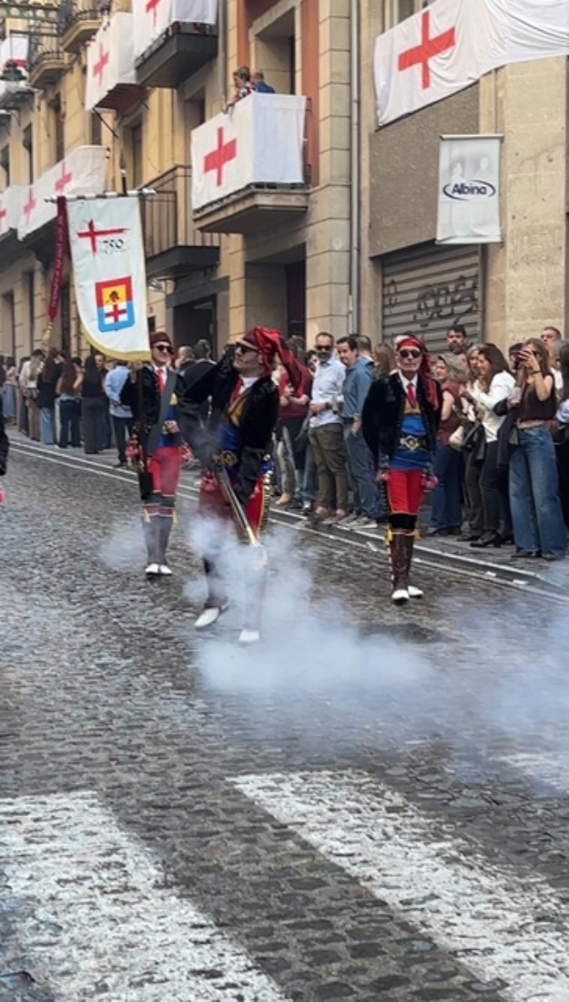Filà Andaluces durant l'Alardo