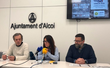 Gadea, Zamorano i Vidal en roda de premsa