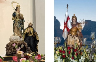 Figures de la Mare de Déu dels LLiris i Sant Jordi el Xicotet