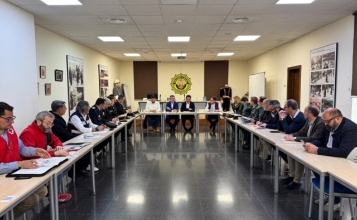 Moment de la reunió de la Junta de Seguretat