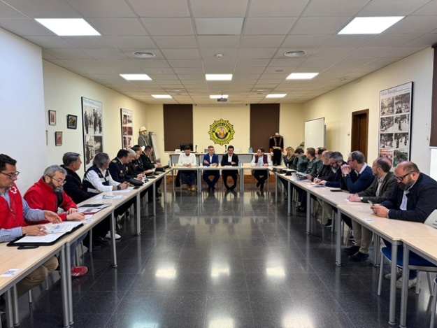 Moment de la reunió de la Junta de Seguretat