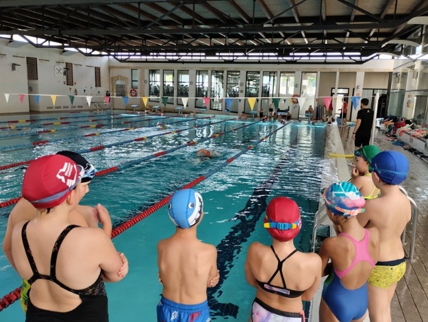 xiquets i xiquetes en el Curs Natació CEM Eduardo Latorre