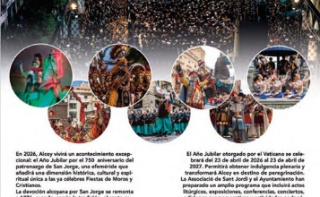 Pàgina de la revista Air Nostrum en la que apareix Alcoi