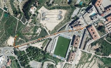 Plànol del punt de recollida del compost