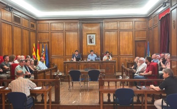 Corporació reunida el 16 de juliol en el Saló de Plens