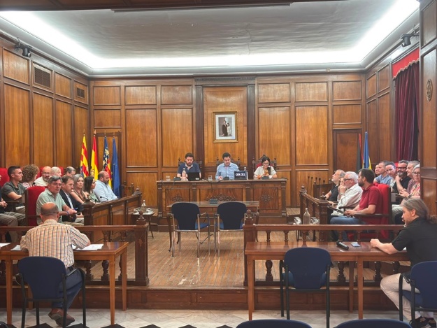 Corporació reunida el 16 de juliol en el Saló de Plens