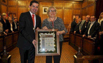 Toni Francés amb Isabel-Clara Simó