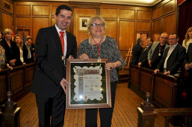 Toni Francés amb Isabel-Clara Simó