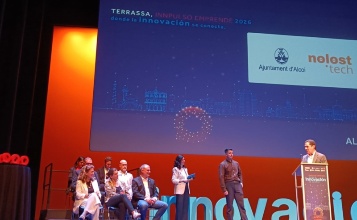 Toni Francés en la presentació a Terrassa