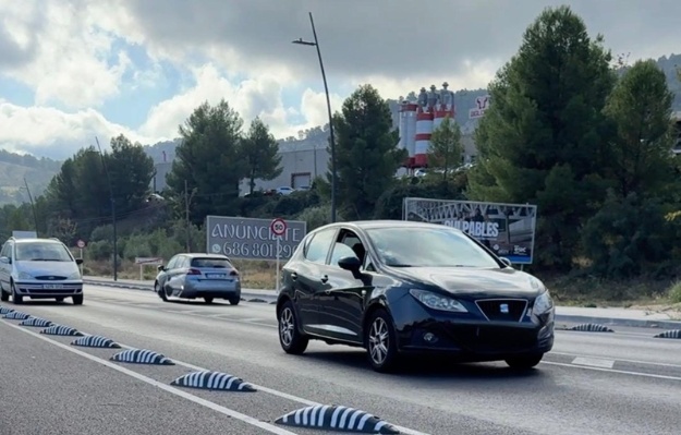 Vehiculos en entradas y salidas ed Alcoi