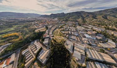 Vista aérea del Polígono Cotes Baixes