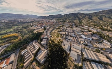 Vista aéria del Polígon Industrial Cotes Baixes