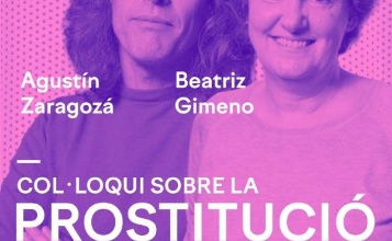 Cartell del col·loqui sobre prostitució del 18 de juny