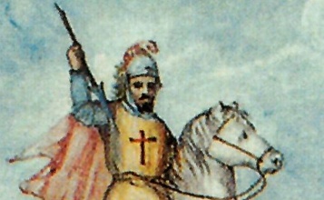 Il·lustració antiga de Sant Jordi