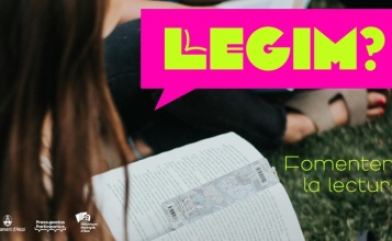 Cartell de la campanya:  Llegim? Fomentem la lectura