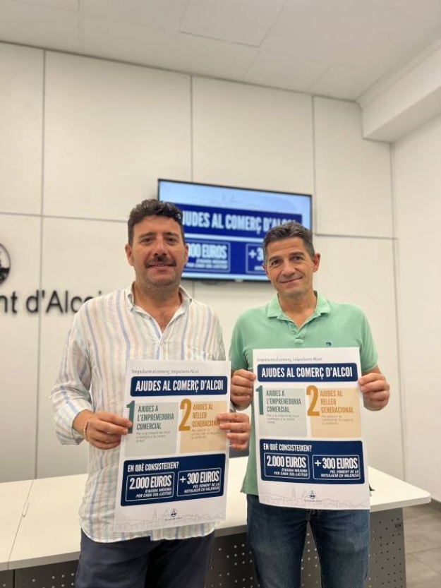Roda de premsa de presentació de les noves ajudes al comerç
